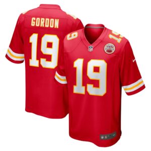 Men's Kansas City Chiefs Josh Gordon Nike Red Game Jersey