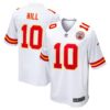 Men's Kansas City Chiefs Tyreek Hill Nike White Player Game Jersey