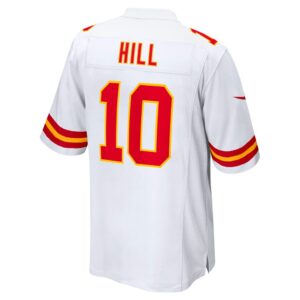 Men's Kansas City Chiefs Tyreek Hill Nike White Player Game Jersey