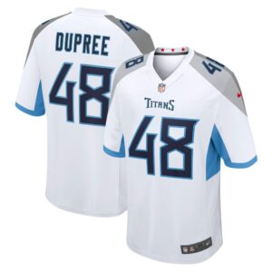 Men's Tennessee Titans Bud Dupree Nike White Game Jersey