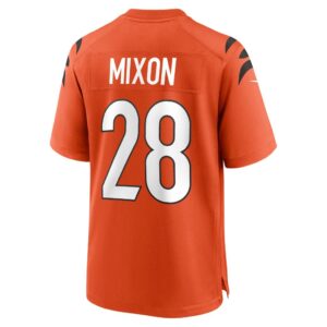 Men's Cincinnati Bengals Joe Mixon Nike Orange Game Jersey