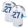 Men's Tennessee Titans Eddie George Nike White Retired Player Game Jersey