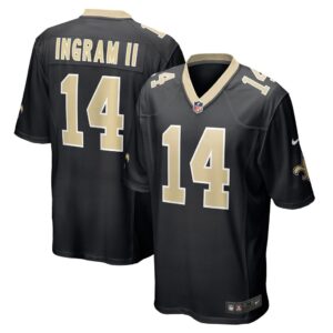 Men's New Orleans Saints Mark Ingram II Nike Black Game Jersey