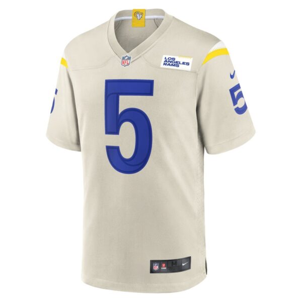 Men's Los Angeles Rams Jalen Ramsey Nike Bone Player Game Jersey