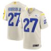 Men's Los Angeles Rams Darrell Henderson Jr. Nike Bone Player Game Jersey