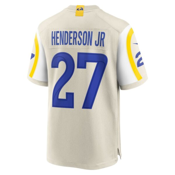 Men's Los Angeles Rams Darrell Henderson Jr. Nike Bone Player Game Jersey