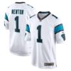 Men's Carolina Panthers Cam Newton Nike White Game Jersey