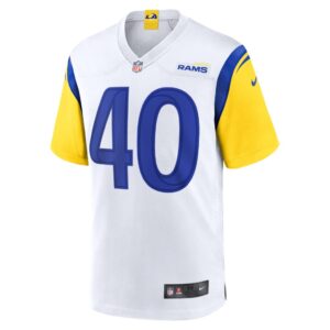 Men's Los Angeles Rams Von Miller Nike White Alternate Game Jersey