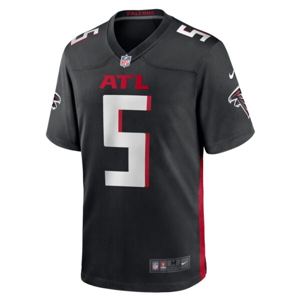 Men's Atlanta Falcons Drake London Nike Black 2022 NFL Draft First Round Pick Game Jersey