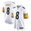 Men's Pittsburgh Steelers Kenny Pickett Nike White 2022 NFL Draft First Round Pick Game Jersey