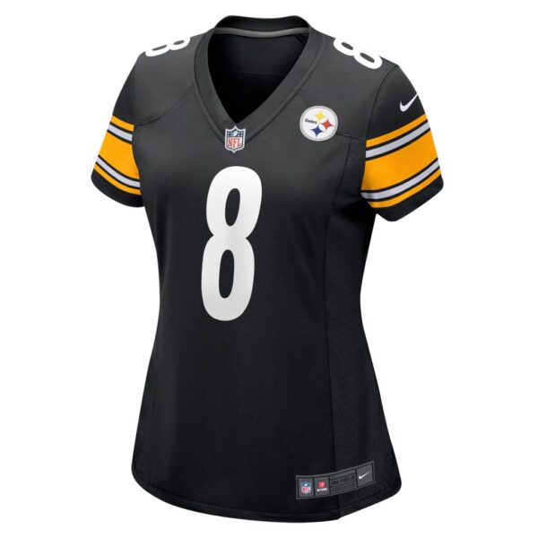 Women's Pittsburgh Steelers Kenny Pickett Nike Black 2022 NFL Draft First Round Pick Game Jersey