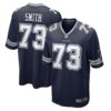 Men's Dallas Cowboys Tyler Smith Nike Navy 2022 NFL Draft First Round Pick Game Jersey