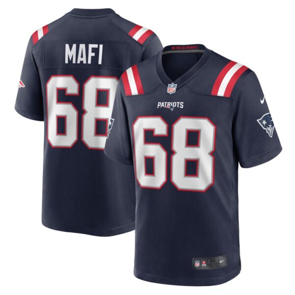 Atonio Mafi New England Patriots Nike Team Game Jersey - Navy