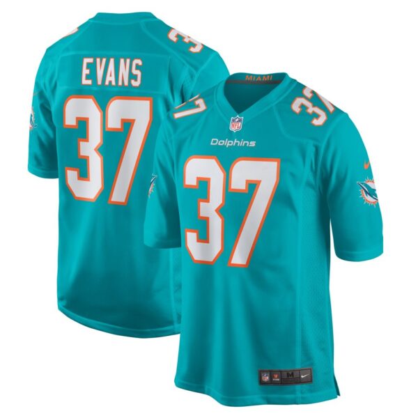 Darrynton Evans Miami Dolphins Nike Team Game Jersey - Aqua