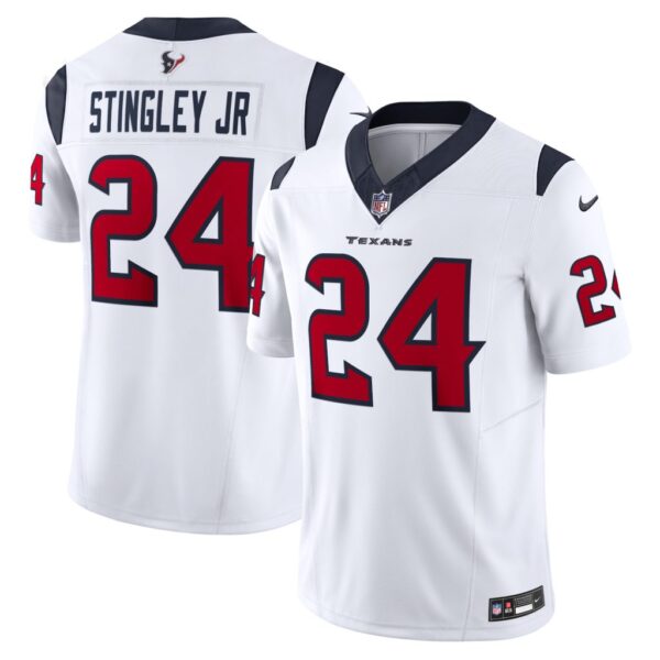 Men's Houston Texans Derek Stingley Jr. Nike White Vapor F.U.S.E. Limited Jersey