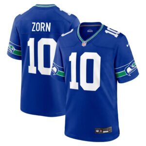 Jim Zorn Seattle Seahawks Nike Throwback Retired Player Game Jersey - Royal