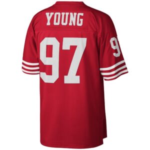 Bryant Young San Francisco 49ers Mitchell & Ness Legacy Replica Jersey - Scarlet