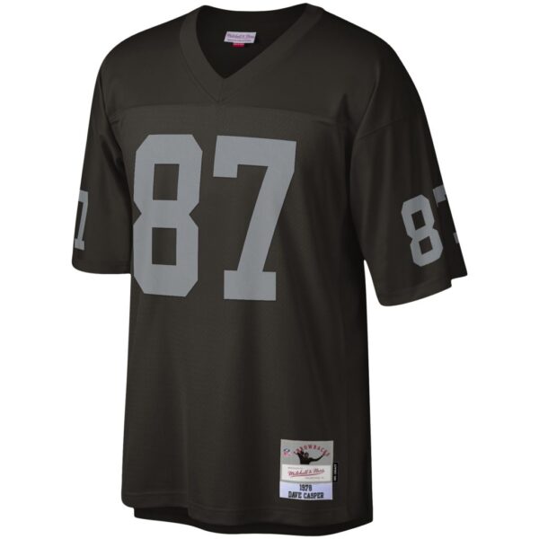 Dave Casper Las Vegas Raiders Mitchell & Ness Legacy Replica Jersey - Black