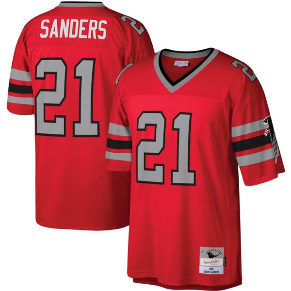 Deion Sanders Atlanta Falcons Mitchell & Ness Legacy Replica Jersey - Red