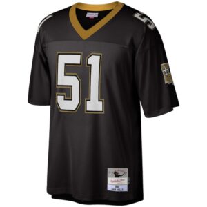 Sam Mills New Orleans Saints Mitchell & Ness Legacy Replica Jersey - Black