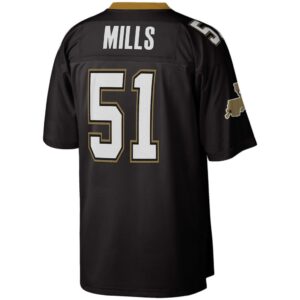 Sam Mills New Orleans Saints Mitchell & Ness Legacy Replica Jersey - Black