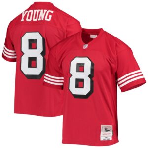 Steve Young San Francisco 49ers Mitchell & Ness Legacy Replica Jersey - Scarlet