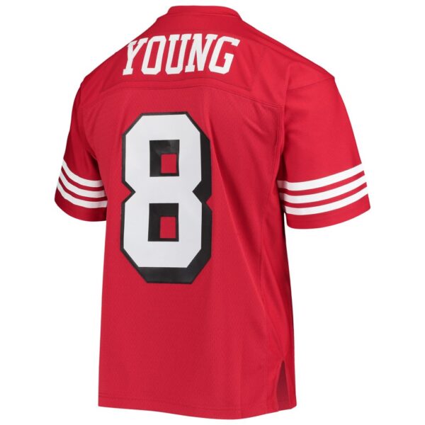 Steve Young San Francisco 49ers Mitchell & Ness Legacy Replica Jersey - Scarlet