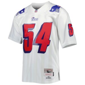 Tedy Bruschi New England Patriots Mitchell & Ness Legacy Replica Jersey - White