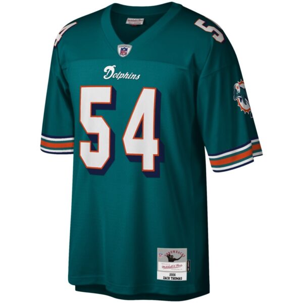 Zach Thomas Miami Dolphins Mitchell & Ness Legacy Replica Jersey - Aqua