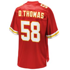 Derrick Thomas Kansas City Chiefs NFL Pro Line Retired Player Replica Jersey - Red