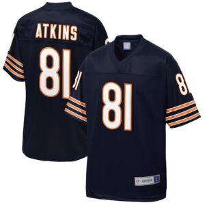 Men's Chicago Bears Doug Atkins NFL Pro Line Navy Replica Retired Player Jersey