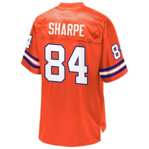 Shannon Sharpe Denver Broncos NFL Pro Line Retired Player Replica Jersey - Orange