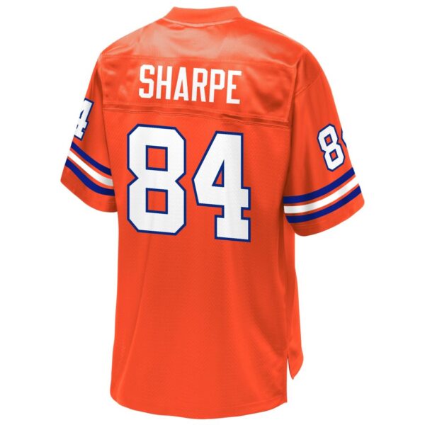 Shannon Sharpe Denver Broncos NFL Pro Line Retired Player Replica Jersey - Orange