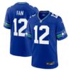 12s Seattle Seahawks Nike Throwback Player Game Jersey - Royal