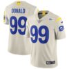 Men's Nike Aaron Donald Bone Los Angeles Rams Vapor Limited Jersey