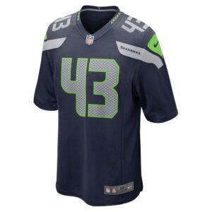 Men's Seattle Seahawks Aaron Donkor Nike College Navy Game Jersey