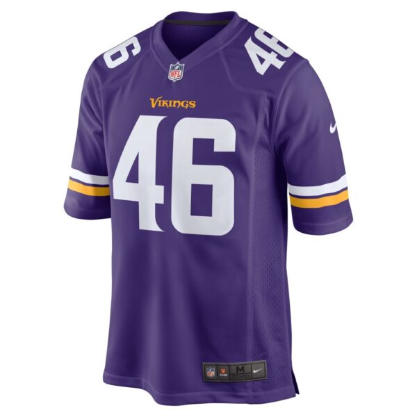 Aaron Dykes Minnesota Vikings Nike Team Game Jersey - Purple