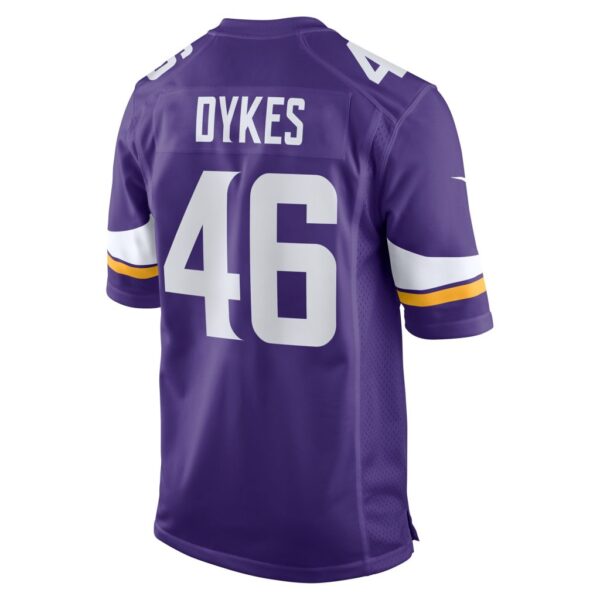 Aaron Dykes Minnesota Vikings Nike Team Game Jersey - Purple