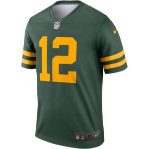 Men's Nike Aaron Rodgers Green Green Bay Packers Alternate Legend Player Jersey