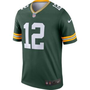 Men's Nike Aaron Rodgers Green Green Bay Packers Legend Jersey