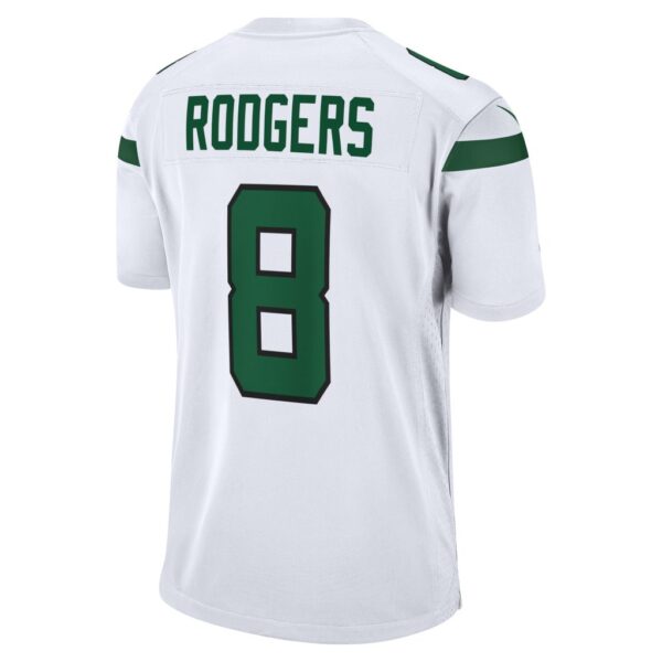 Men's New York Jets Aaron Rodgers Nike White Game Jersey