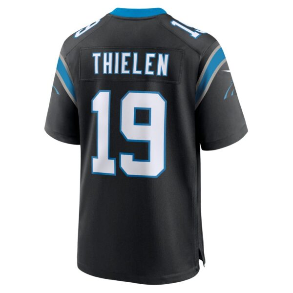 Men's Carolina Panthers Adam Thielen Nike Black Team Game Jersey