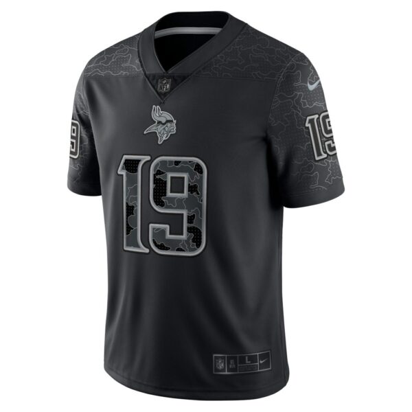 Men's Minnesota Vikings Adam Thielen Nike Black RFLCTV Limited Jersey