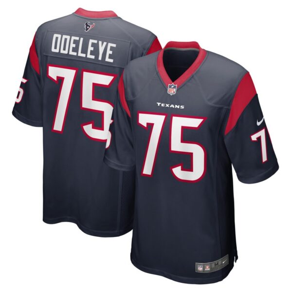 Men's Houston Texans Adedayo Odeleye Nike Navy Game Player Jersey