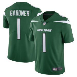 Men's New York Jets Ahmad Sauce Gardner Nike Green Vapor Limited Jersey