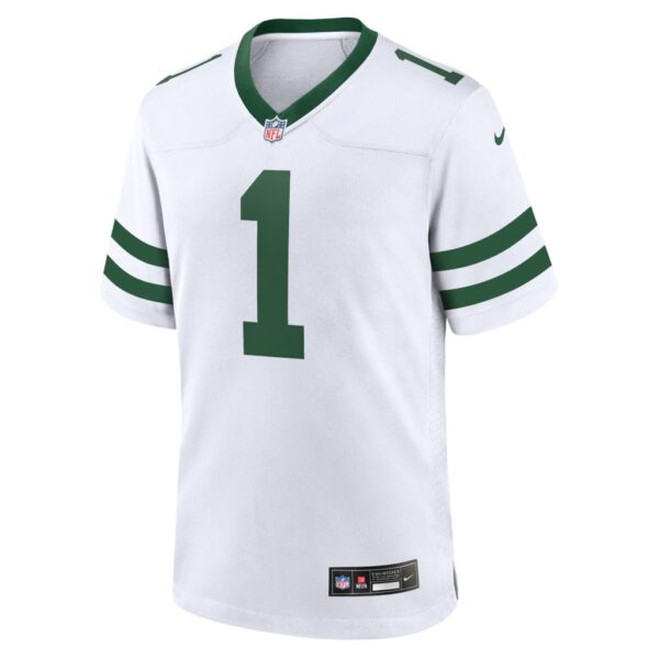 Ahmad Sauce Gardner New York Jets Nike Legacy Player Game Jersey - White