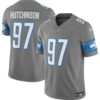 Men's Detroit Lions Aidan Hutchinson Nike Silver Vapor F.U.S.E. Limited Jersey