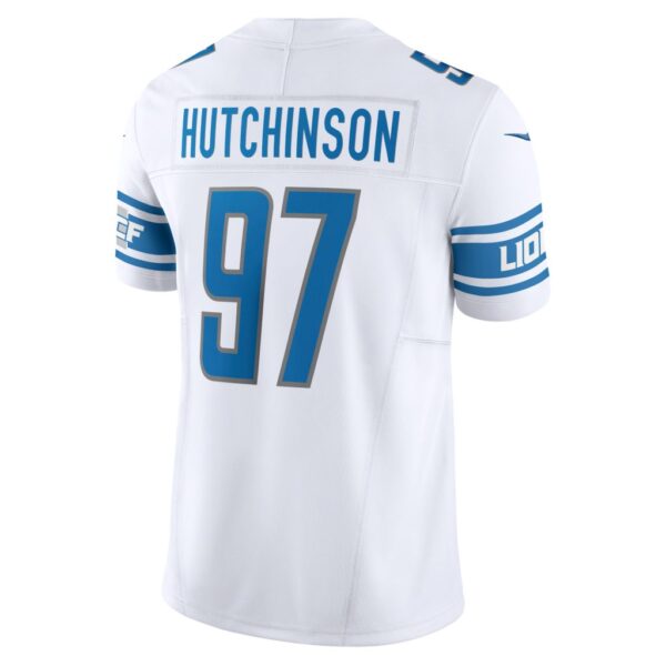 Men's Detroit Lions Aidan Hutchinson Nike White Vapor F.U.S.E. Limited Jersey