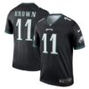 Men's Philadelphia Eagles A.J. Brown Nike Black Legend Jersey