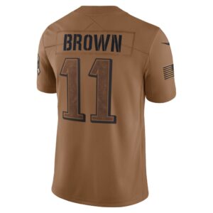 A.J. Brown Philadelphia Eagles Nike 2023 Salute To Service Limited Jersey - Brown